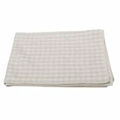 David Fussenegger DECO DREIECKE Plaid - 130x200 Cm - Hellgrau