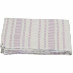 David Fussenegger RIVA Blockstreifen Leichte Decke - 140x200 Cm - Hellviola