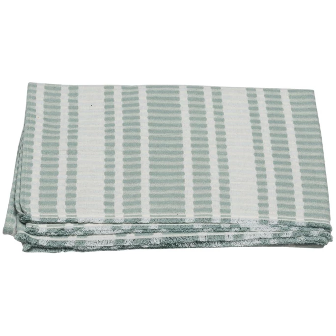 David Fussenegger RIVA Blockstreifen Leichte Decke - 140x200 Cm - Hellgrün 1 David Fussenegger RIVA Blockstreifen Leichte Decke - 140x200 Cm - Hellgrün