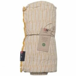 David Fussenegger NORI Streifen Pre-washed Plaid Aus Recycling-Ba - 110x170 Cm - Senf -David Fussenegger Shop unnamed file 944