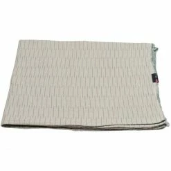 David Fussenegger NORI Streifen Pre-washed Plaid Aus Recycling-Ba - 110x170 Cm - Hellgrün