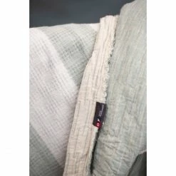 David Fussenegger NORI Streifen Pre-washed Plaid Aus Recycling-Ba - 110x170 Cm - Hellgrün -David Fussenegger Shop unnamed file 949