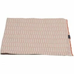 David Fussenegger NORI Streifen Pre-washed Plaid Aus Recycling-Ba - 110x170 Cm - Terracotta