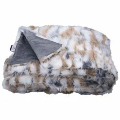TOM TAILOR COSY FUR Decke - 130x180 Cm - Weiß/beige