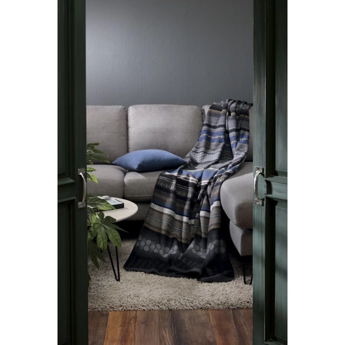 Bocasa By Biederlack Biederlack Dark Elements Wohndecke - 150x200 Cm - Nightfall 3 Bocasa By Biederlack Biederlack Dark Elements Wohndecke - 150x200 Cm - Nightfall – Bild 3