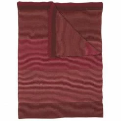 Pip Studio Blockstripe Throw Decke - 130x170 Cm - Rosa