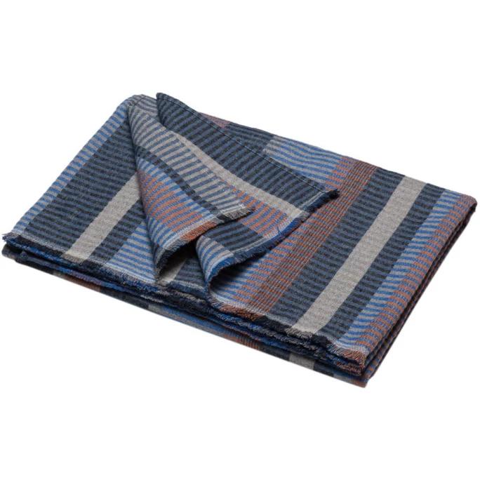 David Fussenegger LIMA Multicolor Baumwolldecke - 140x200 cm - blau David Fussenegger LIMA Multicolor Baumwolldecke - 140x200 Cm - Blau -David Fussenegger Shop unnamed file 991