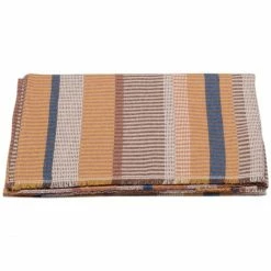 David Fussenegger LIMA Multicolor Baumwolldecke - 140x200 Cm - Kork